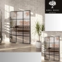 Lustro loft ze szprosami - 12 KWATER - kolor ramy do wyboru